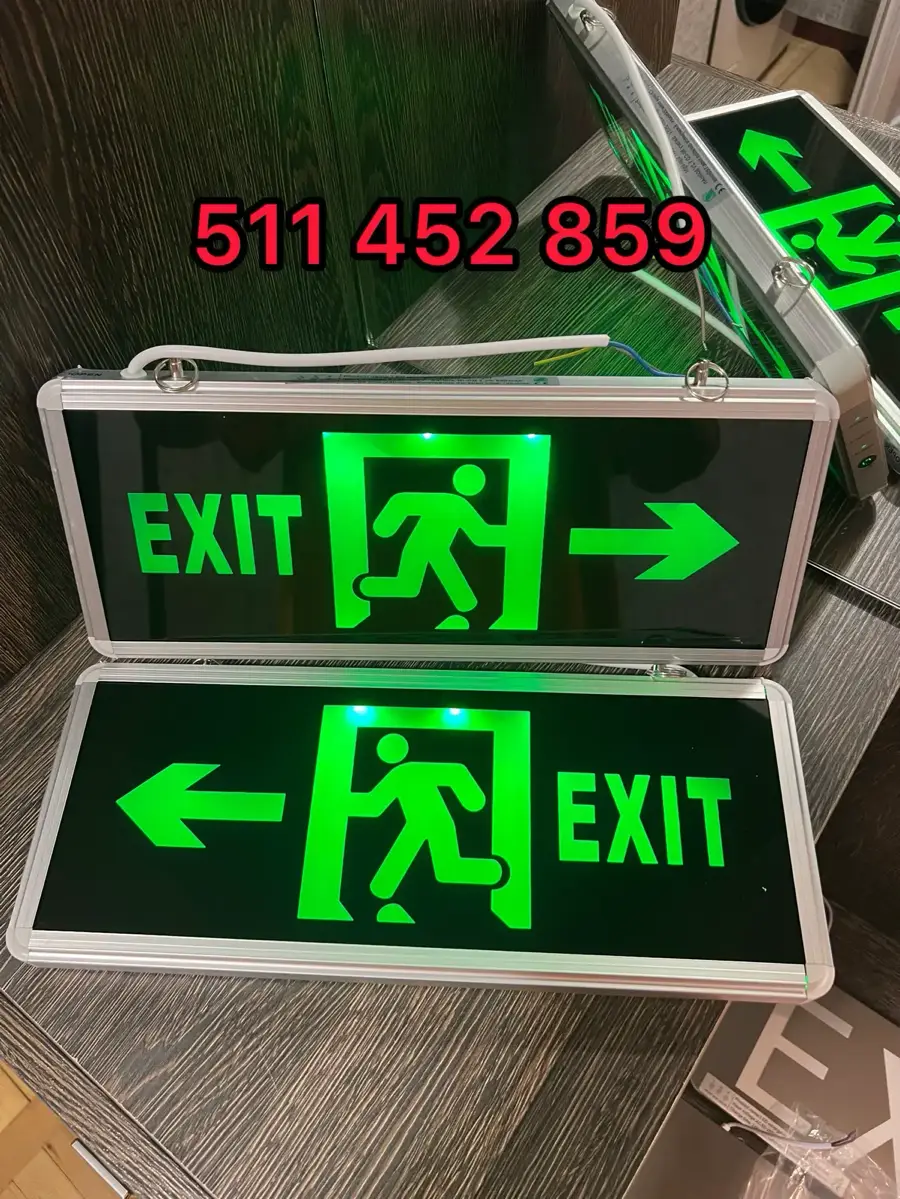 კოტეჯებისთვის EXIT LED ავარიული განათება
